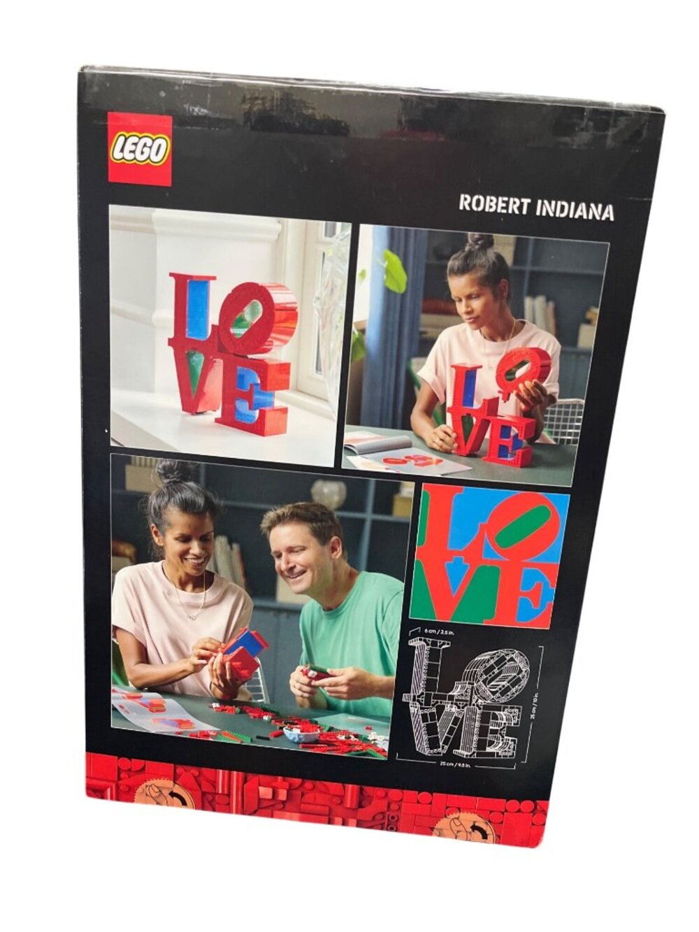 LEGO Art Robert Indiana LOVE Building Set 31214 791 Pieces new in box SKU 10-921